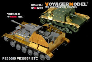 Maquette Voyager PE35695, canon automoteur russe SU-76 de la Seconde Guerre mondiale (modèle de base) pour MiniArt 35053 au 1/35 – image 8