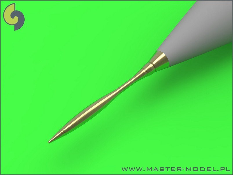 Master AM-48-076 Dassault Mirage F.1 - Tube Pitot et sonde d&amp;#39;angle d&amp;#39;attaque (1/48) – image 2