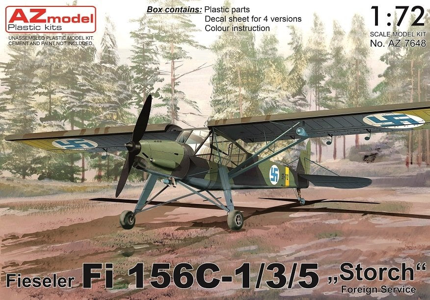 AZ Modèle AZ7647 Fieseler Fi 156C-1/3/5 « Storch » Service étranger 1/72