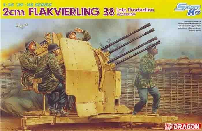 Dragon 6547 2cm Flakvierling 38 in. Équipage (1/35)