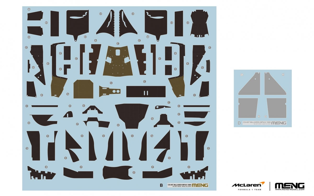 Meng Model CS-007 McLaren MP4/4 1988 1/24 – zdjęcie 12