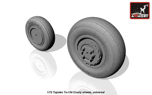 Armory Models AW72042 Tupolev Tu-134 Roues usées 1/72 – image 6