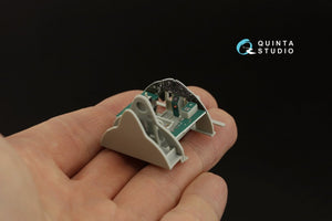 Intérieur imprimé en 3D et coloré sur papier décalcomanie Quinta Studio QD48318 F4F-3 (Hobby Boss) à l&amp;#39;échelle 1/48 – image 10
