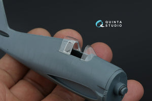 Quinta Studio QC72008 F6F-3/5 Hellcat verrière transparente sous vide (Eduard) 1/72 – Bild 2