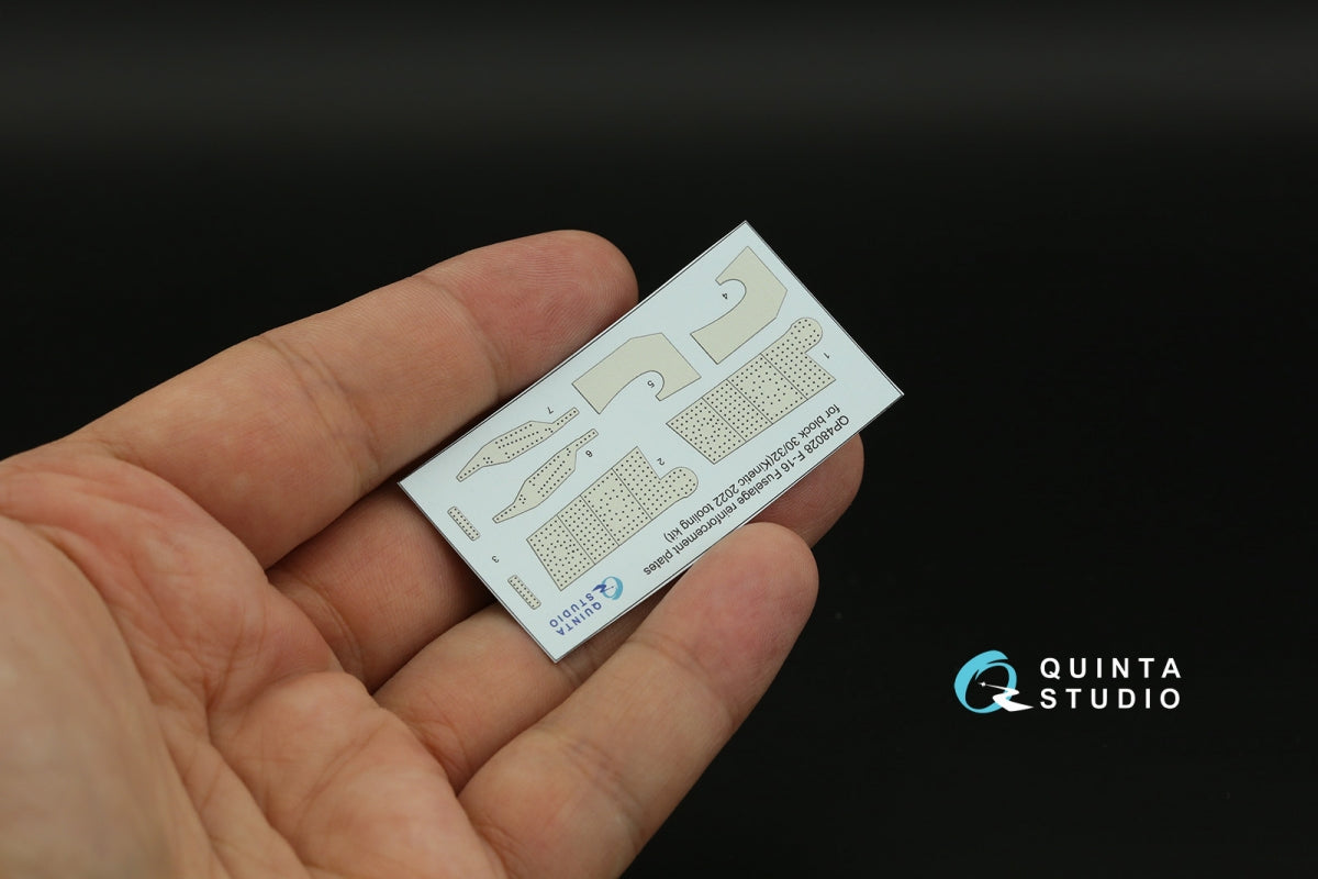 Quinta Studio QP48028 Plaques de renfort bloc 30/32 F-16 (Outil Kinetic 2022) 1/48 – image 3