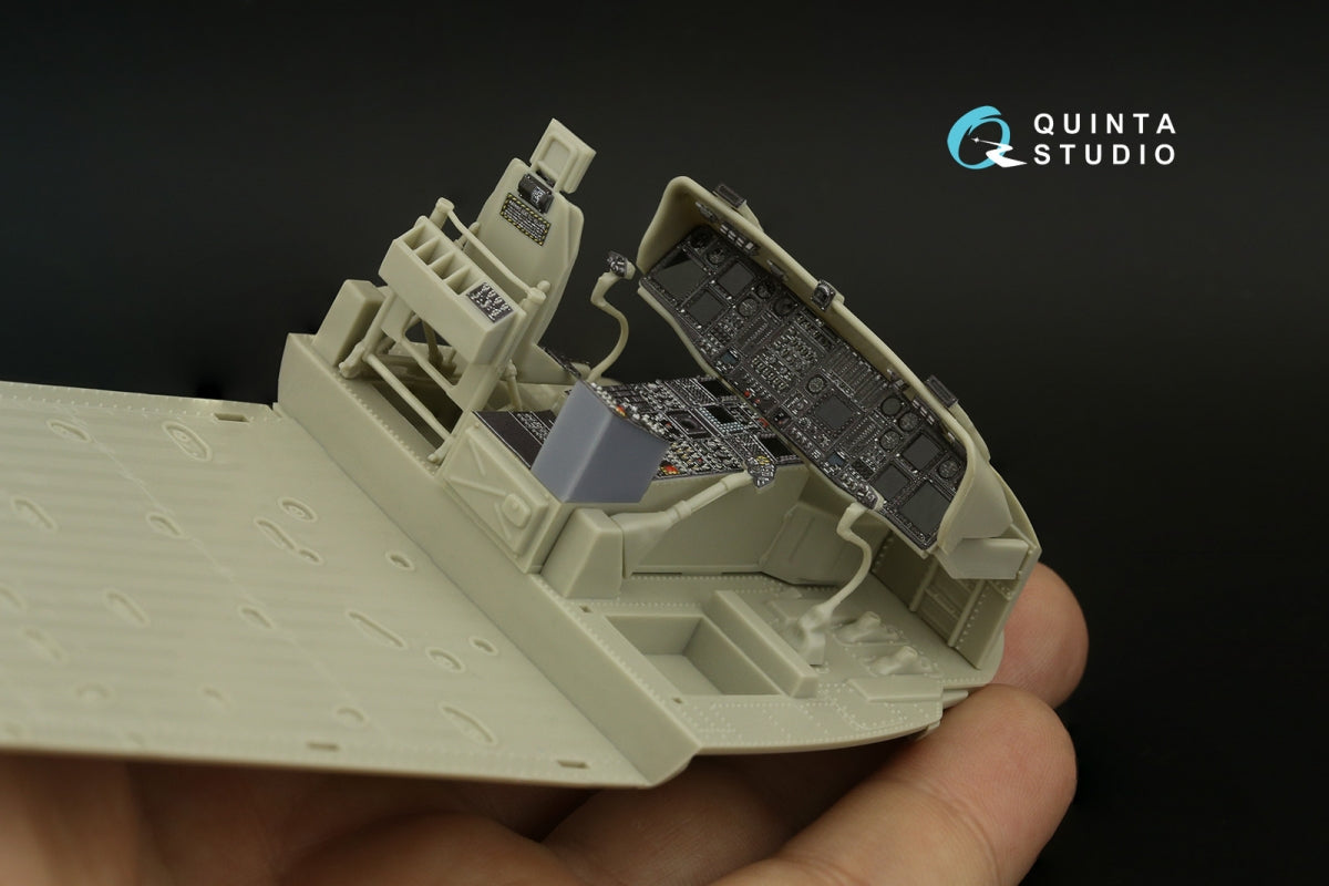 Intérieur du MH-60L Quinta Studio QD+35108 imprimé en 3D et coloré sur papier décalcomanie (Kitty Hawk) (avec pièces en résine imprimées en 3D) 1/35 – immagine 11