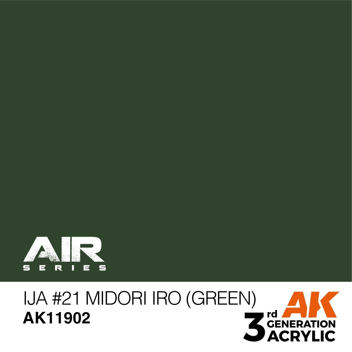 AK Interactive AK11902 IJA #21 MIDORI IRO (VERT) – AIR 17ml