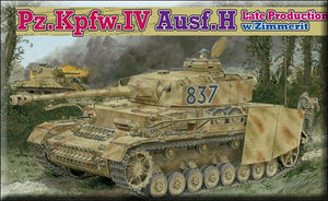 Dragon 6560 Pz.Kpfw IV Ausf.H avec Zimmerit (production tardive) (1/35)