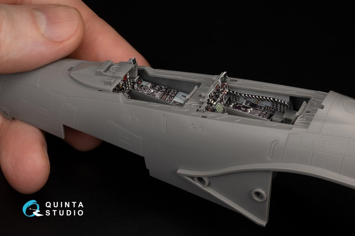 Quinta Studio QDS-48371 F-4E avec intérieur imprimé en 3D et coloré DMAS sur papier décalcomanie (Meng) (Petite version) 1/48 – immagine 13
