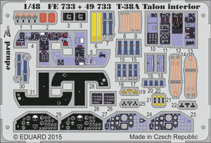 Intérieur du T-38A Talon Eduard FE733, échelle 1/48, WOLFPACK