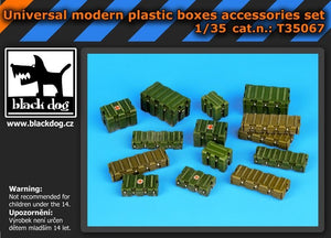 Black Dog T35067 Coffret d&amp;#39;accessoires universels modernes en plastique, échelle 1/35