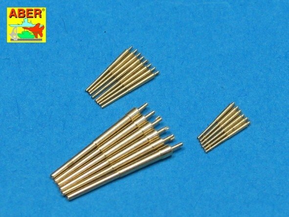 Aber 1/700L-32 Ensemble de canons pour cuirassés de classe Admiral Graf Spee 280 mm x 6 ; 150 mm x 8 ; 105 mm x 6 1/700