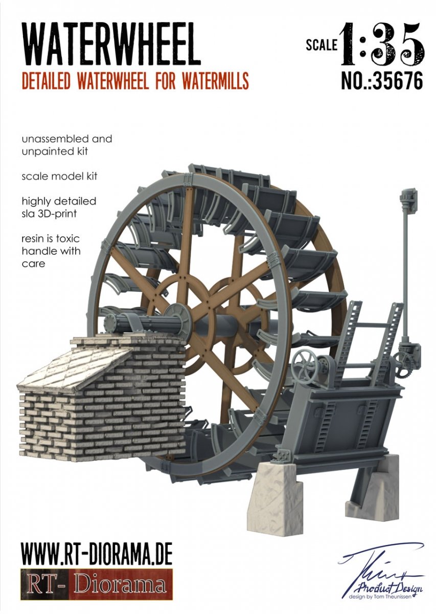 RT-Diorama 35676 Roue à eau 1/35