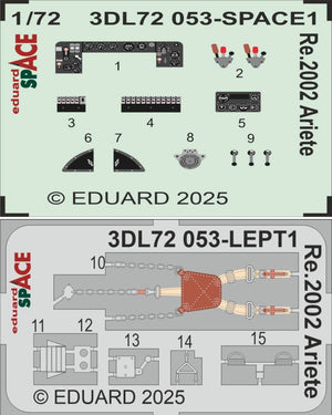 Eduard 3DL72053 Ré.2002 Ariete SPACE Italeri 1/72