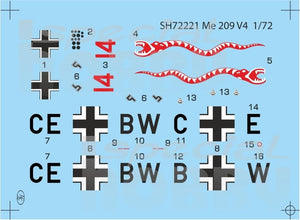 Special Hobby 72221 Messerschmitt Me 209V-4 1/72 – Bild 4