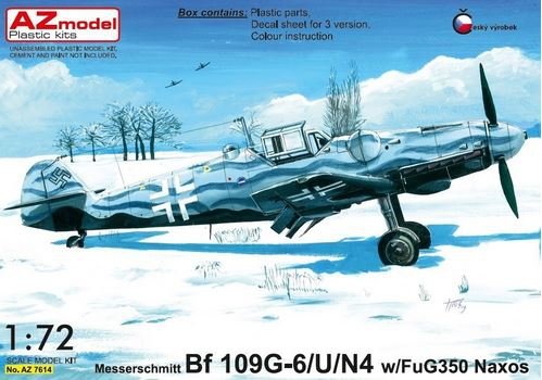 AZmodel AZ7614 Bf-109G-6/U/N4 avec FuG350 Naxos 1/72 