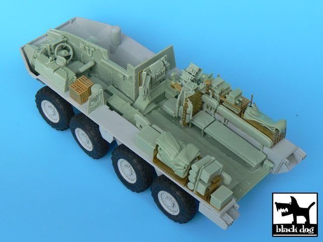 Intérieur du M1126 Stryker (ICV) Black Dog T35001 pour le kit AFV Club 35126 au 1/35