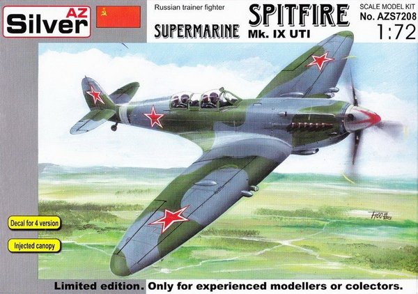 AZ Modèle AZS7208 Spitfire Mk.IX UTI 1/72
