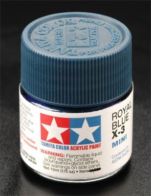 Peinture acrylique Tamiya X3 Bleu Royal (81503) 10 ml – image 3