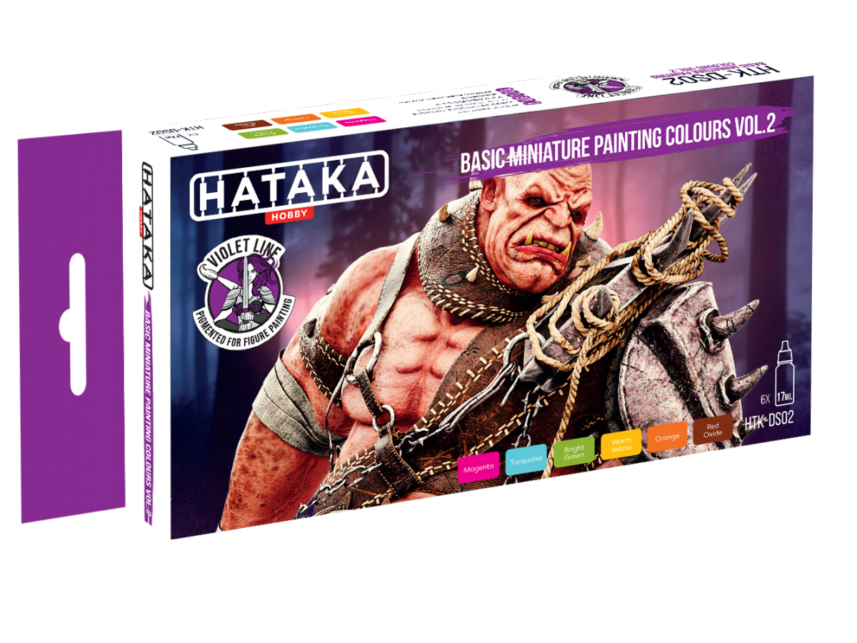 Hataka HTK-DS02 Basic Miniature Painting Colors vol. 2