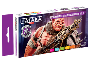 Couleurs de base pour peinture de figurines Hataka HTK-DS02 vol. 2