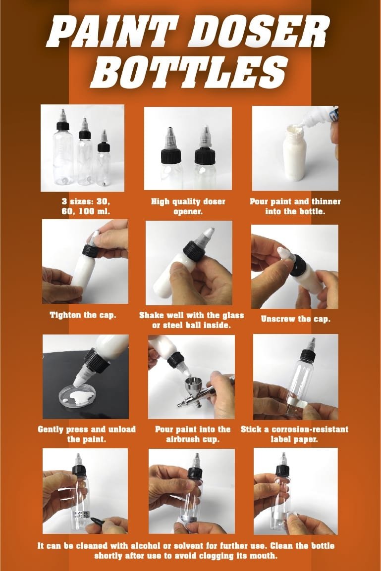 Flacons doseurs de peinture AK Interactive AK9048 de 100 ml