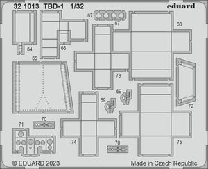 Eduard 321013 TBD-1 TROMPETTE 1/32  – imagen 3