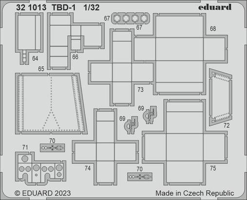 Eduard 321013 TBD-1 TROMPETTE 1/32  – imagen 3