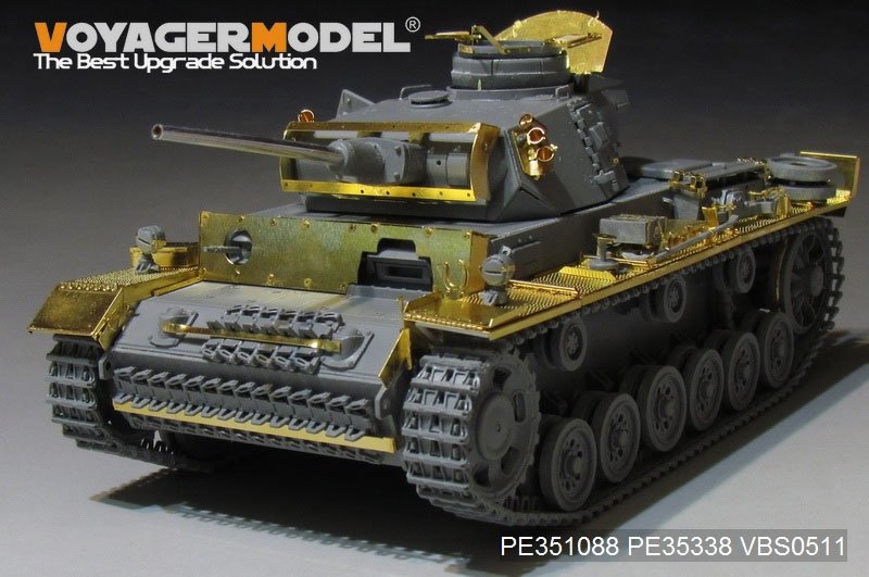 Maquette Voyager PE351088, char allemand Pz.KPfw.III Ausf.M de base de la Seconde Guerre mondiale, échelle Dragon 1/35 – image 5