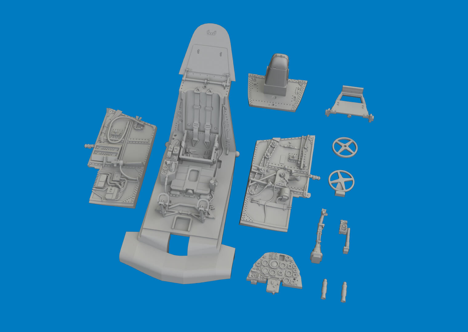 Eduard 672459 Bf 109K-4 cockpit PRINT for Eduard 1/72 – Bild 3