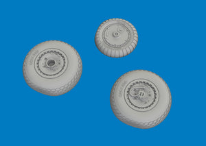Eduard 672461 Me 262 wheels for Arma Hobby 1/72 – immagine 2