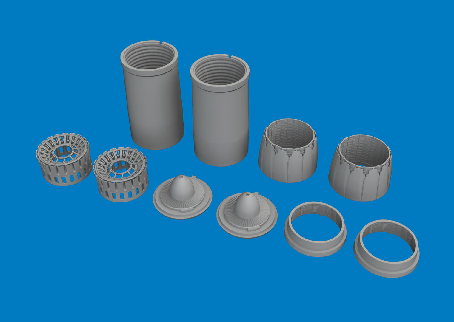Eduard 672462 F-14D exhaust nozzles PRINT for Tamiya 1/72 – imagen 3