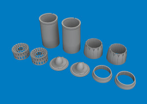 Eduard 672462 F-14D exhaust nozzles PRINT for Tamiya 1/72 – imagen 3