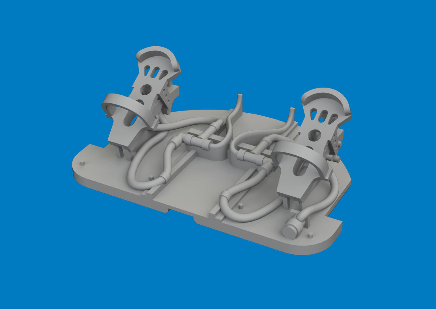 Eduard 672463 Me 262A rudder pedals PRINT for Arma Hobby 1/72