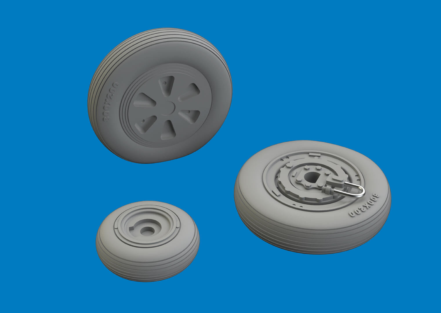 Eduard 672465 MiG-21R wheels for Eduard 1/72 – Bild 2