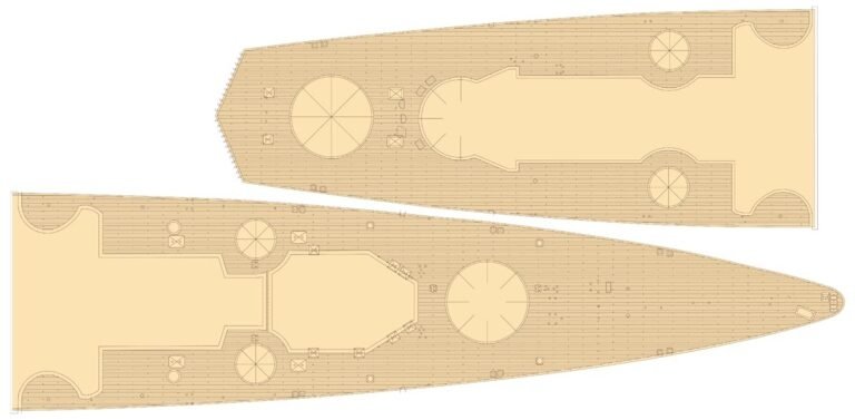 MK1 Design MD-20024 DKM Cuirassé SCHARNHORST DX PACK pour Trumpeter 1/200 – Bild 71