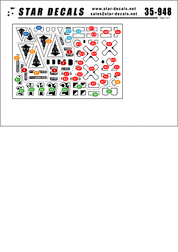 Star Decals 35-948 Guerres africaines modernes 3 1/35 – image 2