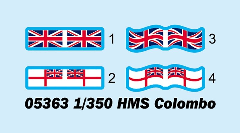 Trumpeter 05363 HMS Colombo 1/350 – immagine 4