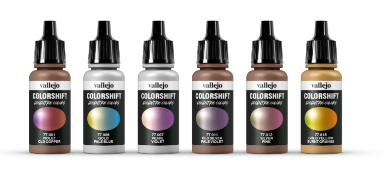 Vallejo 77090 Eccentric The Shifters, coffret de 6 peintures 17 ml - Poudre Magique