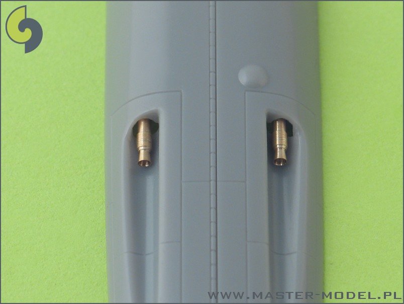 Master AM-48-011 Bf 109 G5 - G14, ensemble d&amp;#39;armement K (embouts MG 131) et tube Pitot (1/48)  – Bild 3