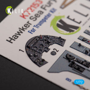 KELIK K72153 Hawker Sea Fury FB.11 - décalcomanies 3D intérieures pour maquette Trumpeter au 1/72 – image 6