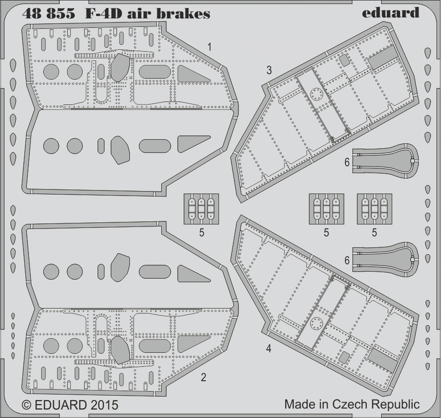 Eduard 48855 F-4D Aérofreins 1/48 ACADEMY