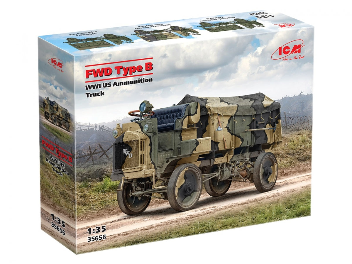 Camion de munitions américain ICM 35656 FWD Type B Première Guerre mondiale 1/35