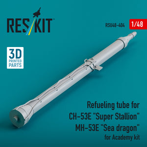 Tube de ravitaillement RESKIT RSU48-0404 pour CH-53E « Super Stallion » et MH-53E « Sea Dragon » pour maquette Academy (impression 3D) au 1/48 – image 2