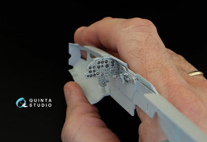 Intérieur monoplace imprimé en 3D et coloré pour maquette Quinta Studio QD48072 Il-2 (pour kit) 1/48 – image 6