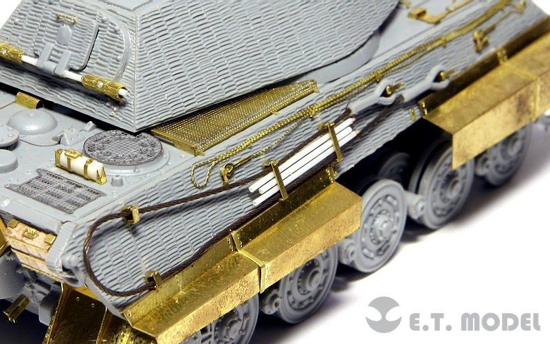 E.T. Model E72-020 WWII German KING TIGER (Porsche Turret) For DRAGON 7254 1/72 – zdjęcie 6
