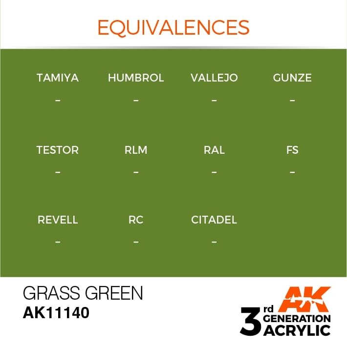AK Interactive AK11140 VERT HERBE – STANDARD 17 ml – image 3