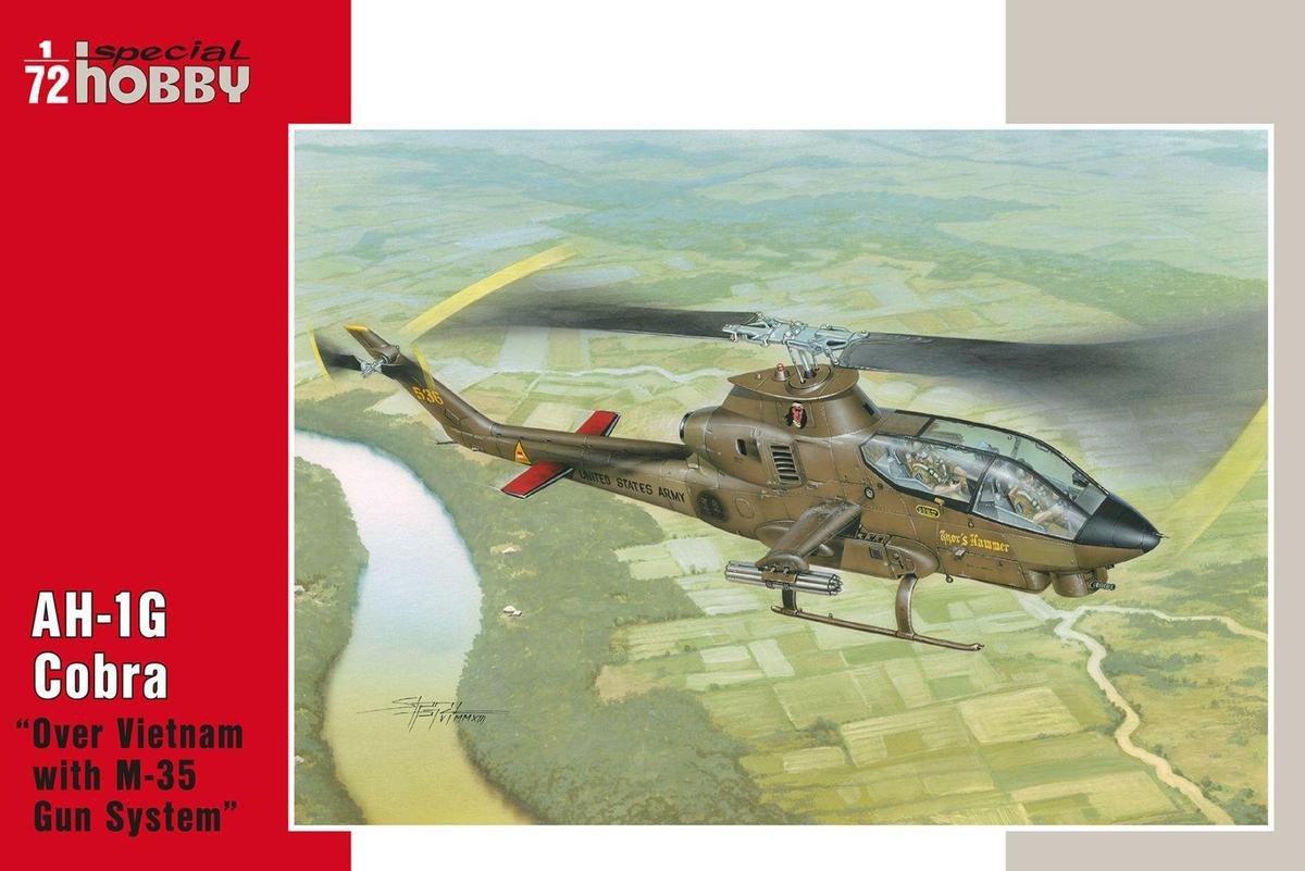 Special Hobby 72076 AH-1G Cobra Over Vietnam avec système de canon M-35 1/72