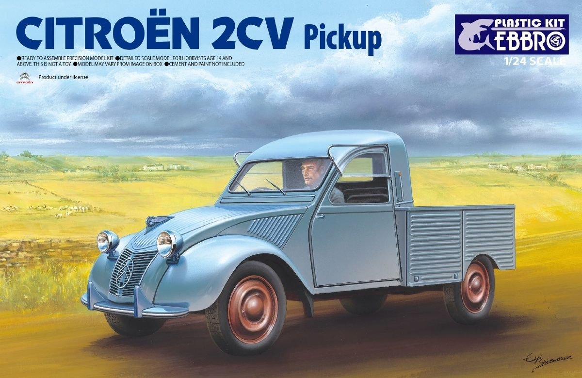 Ebbro 25004 Citroën 2CV Pick-up 1/24