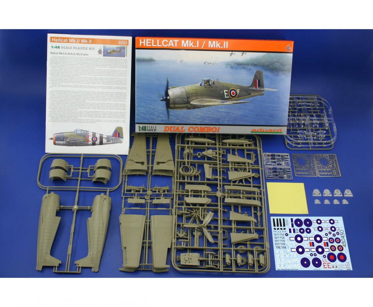 Eduard 8223 HELLCAT Mk. I/Mk. II COMBO DOUBLE 1/48 – Bild 2